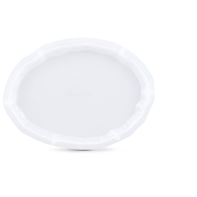 Силиконовый молд - Подстаканник с живым краем, овал, 1 шт. — картинка 3