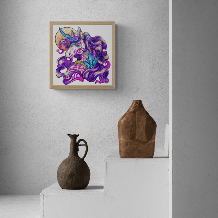 Деревянные пазлы «Волшебный Единорог L», Woodbests — картинка 8