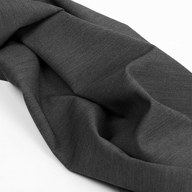 Ткань Костюмная Гальяно, 1 м х 150 см, 200 г/м², цвет: темно-серый меланж, TBY — картинка 5