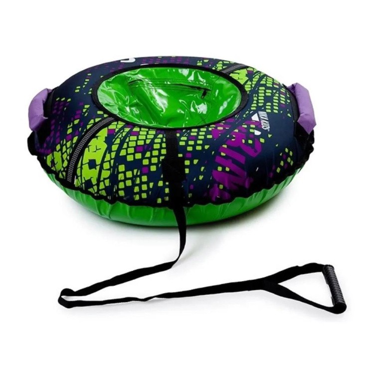 Детская зимняя ватрушка тюбинг для катания 85 см — картинка 5