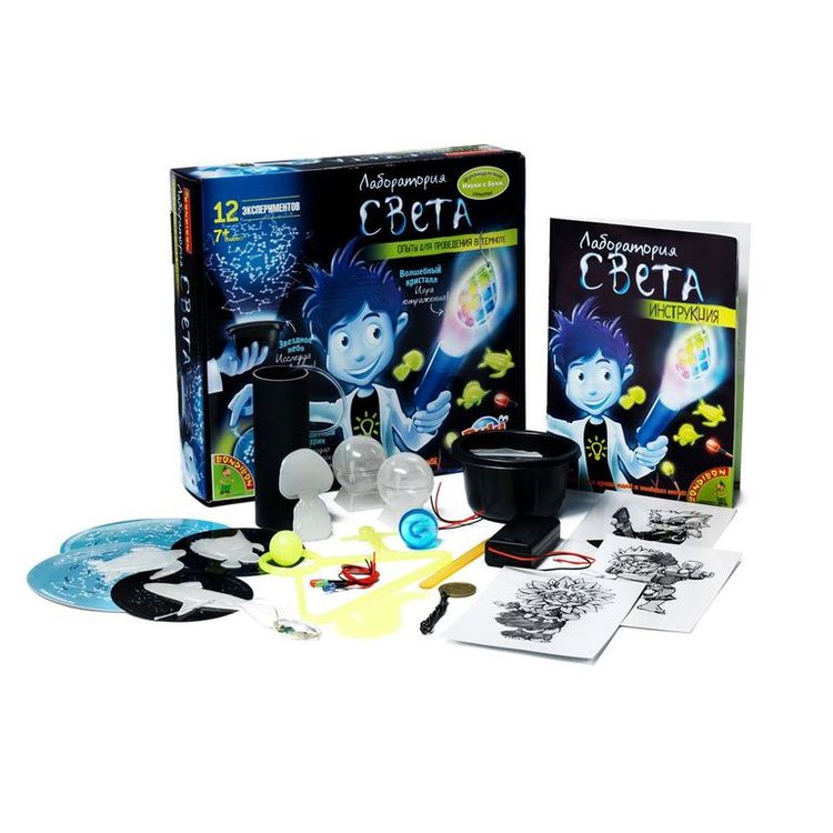 «Лаборатория света» Французские опыты Науки с Буки Bondibon (12 экспериментов) — картинка 2