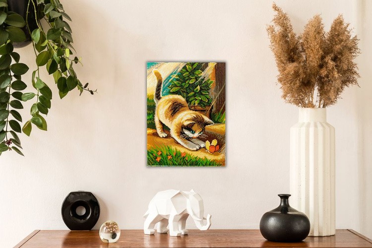 Алмазная вышивка «Игры на солнце» — картинка 2