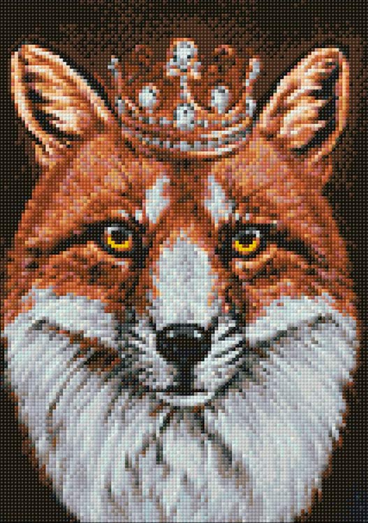 Алмазная вышивка «Король лис» — картинка 2