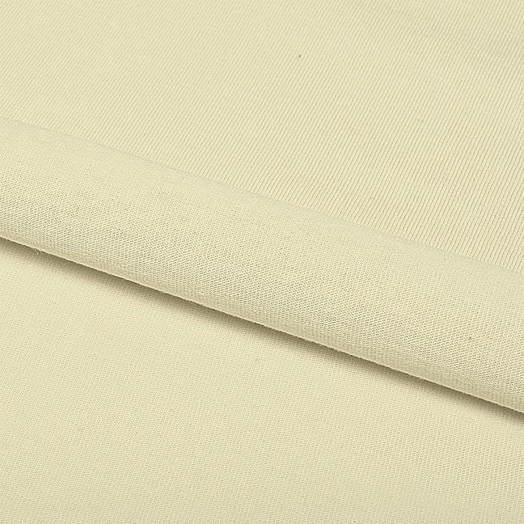 Ткань трикотаж Кулирка хлопок, 6 м, ширина 100+100 см, 145 г/м2, цвет: бежевый, TBY — картинка 4