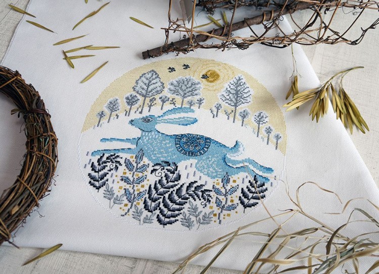 Набор для вышивания «Бегущий заяц» — картинка 2