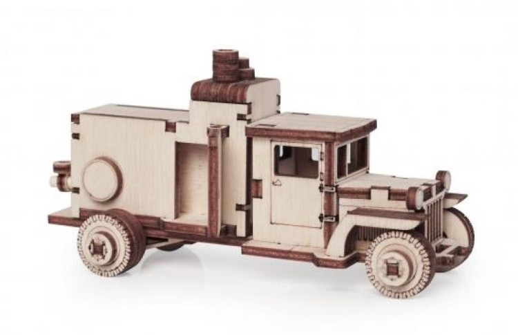 Конструктор из дерева «Грузовичок Компрессор», Армия России — картинка 3