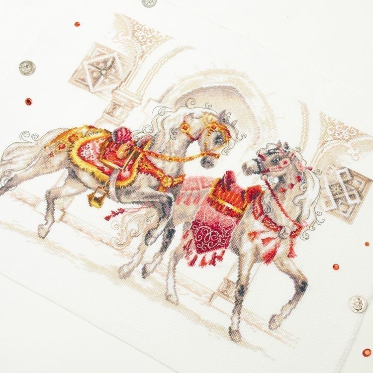 Набор для вышивания «Королевские скакуны» — картинка 2