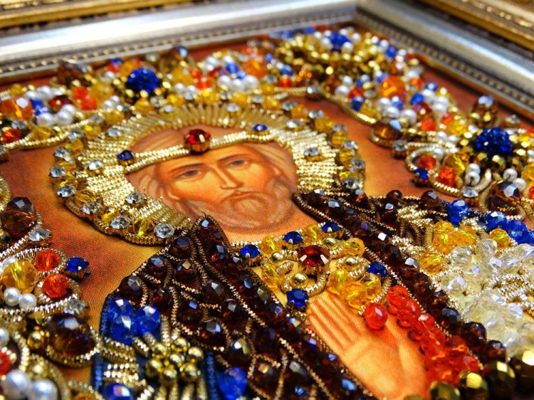 Набор для вышивания хрустальными камнями «Святой Владислав» — картинка 5