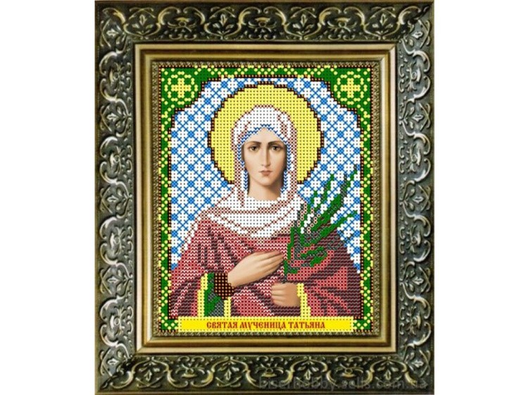 Рисунок на ткани «Св. мученица Татьяна»