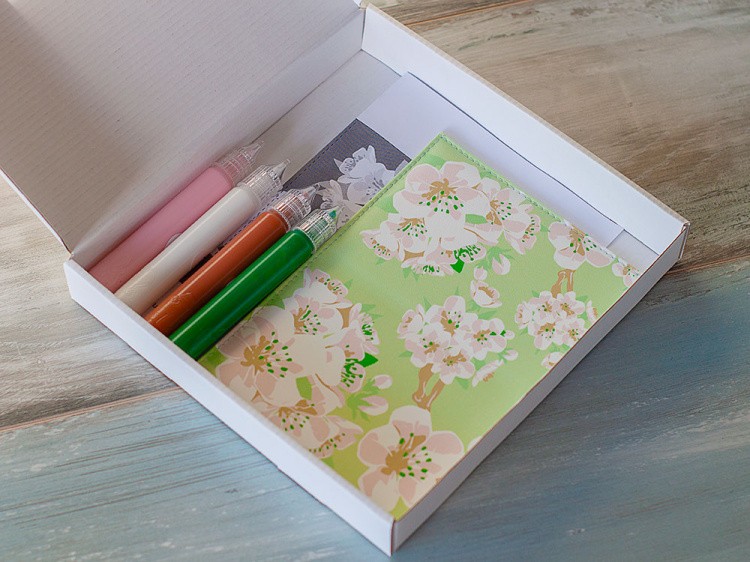 Набор для точечной росписи обложки «Цветущая сакура» — картинка 2