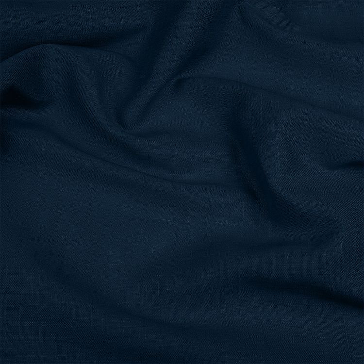 Ткань льняная, 190 г/м², 5 м x 140 см, цвет: синий, TBY — картинка 3