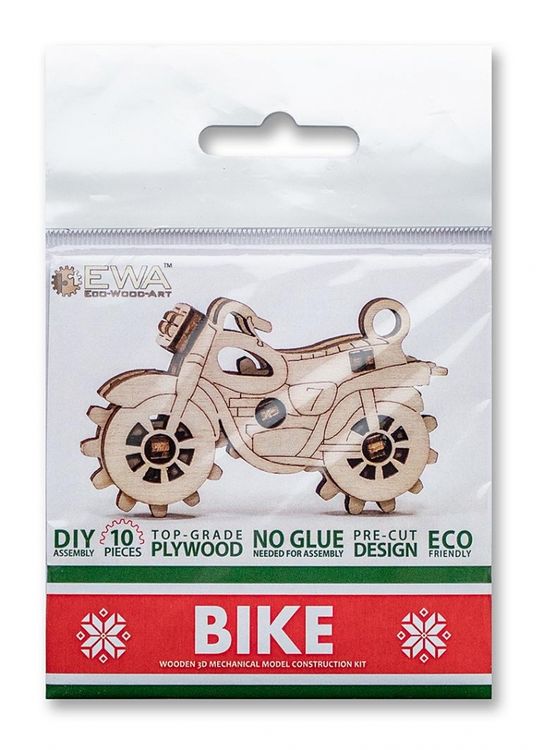 Конструктор из дерева Эвик: Кроссбайк, Eco Wood Art — картинка 2