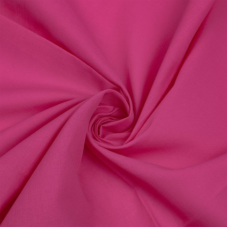 Ткань Батист, 1 м х 150 см, 72 г/м², цвет: ярко-розовый, TBY