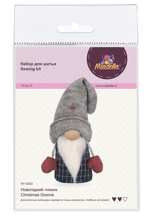 Набор для шитья «Новогодний бокс Гномик» — картинка 4