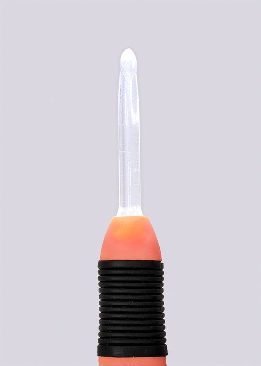 Крючок для вязания с подсветкой, пластик, 6 мм, 15,6 см, Gamma — картинка 2