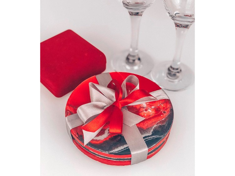 Набор заготовок для подстаканников, круглые, диаметр 13 см (6 шт.), ResinArt — картинка 3