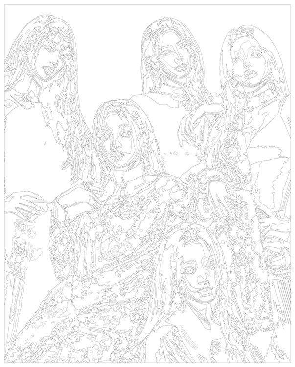 Картина по номерам «KPOP кпоп группа GI-dle Джи Айдл 40х50» — картинка 3