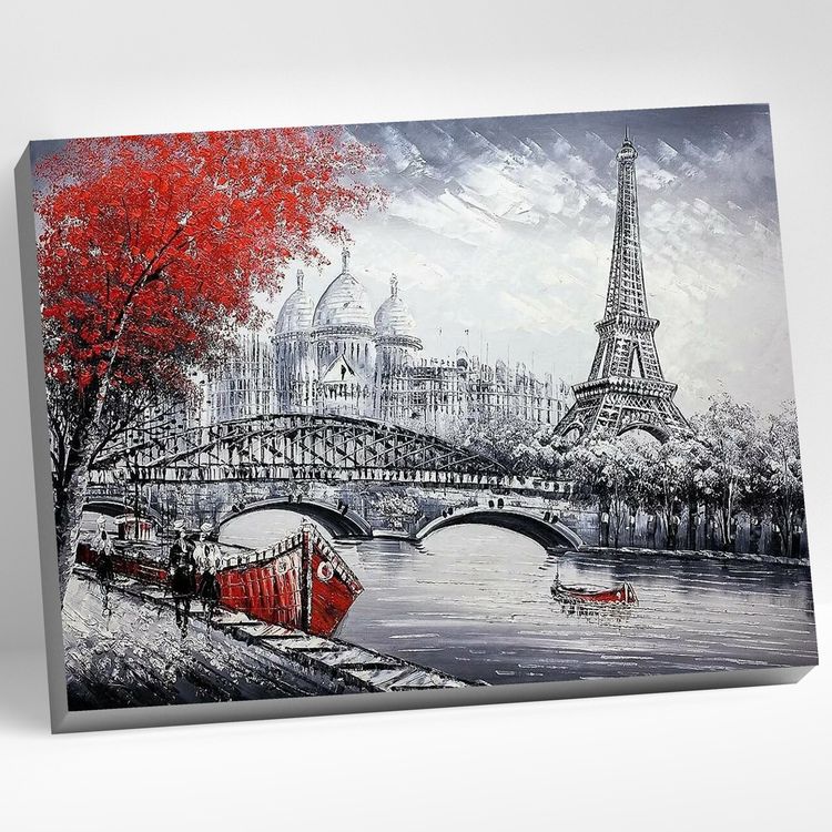 Картина по номерам «Парижский пейзаж»