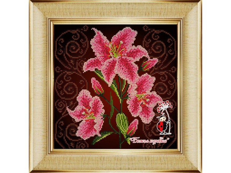 Рисунок на ткани «Нежная лилия»