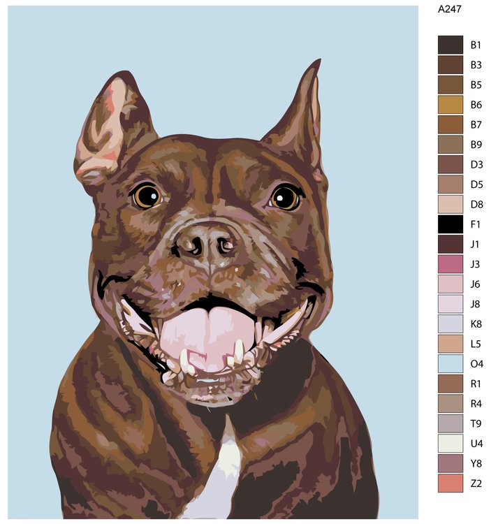 Картина по номерам «Страж» — картинка 2