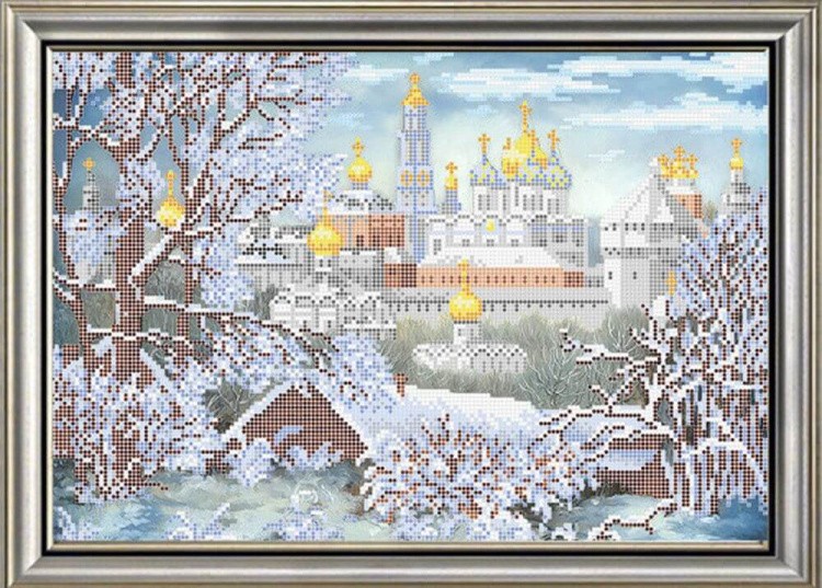 Рисунок на ткани «Свято-Троицкая Сергиева Лавра»