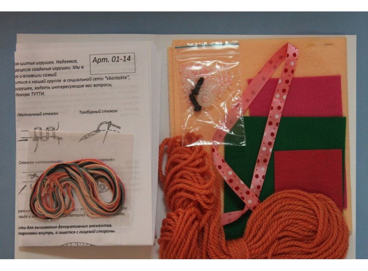 Набор для шитья игрушки «Полли» — картинка 2