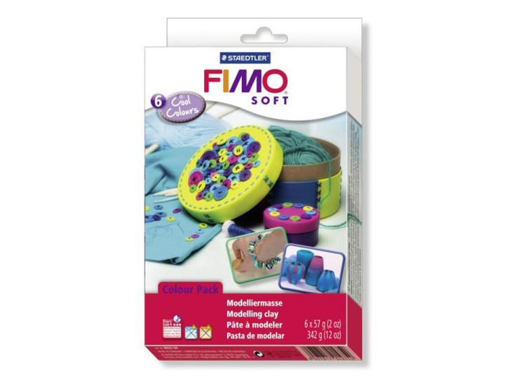 Набор FIMO Soft «Холодные цвета» (6 цветов х 57 г)