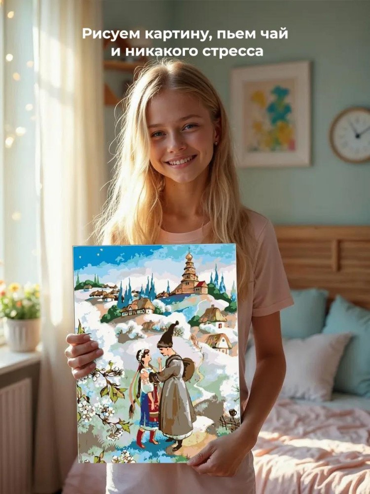 Картина по номерам «Вечера на хуторе» — картинка 6