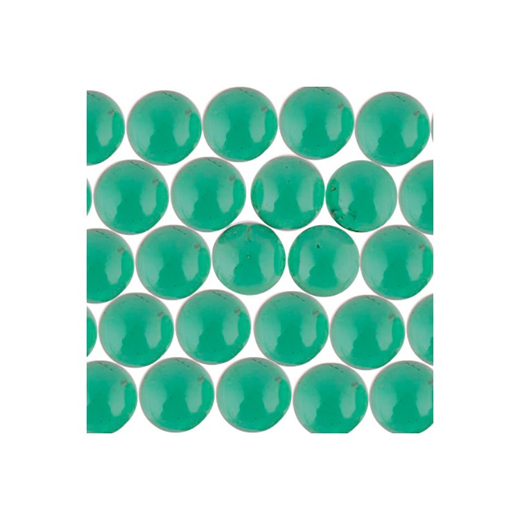 Стеклянные шарики марблс №03 зеленые GLM-01/16, 16 мм, 340 г, Blumentag 