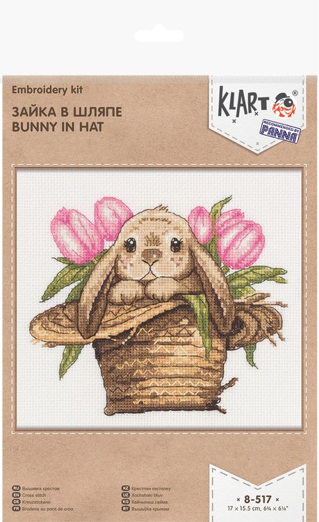Набор для вышивания «Зайка в шляпе» — картинка 4