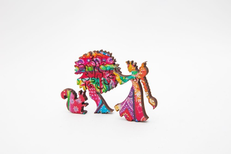 Деревянные пазлы DAVICI «Иван Царевич и серый волк 120 деталей» — картинка 6