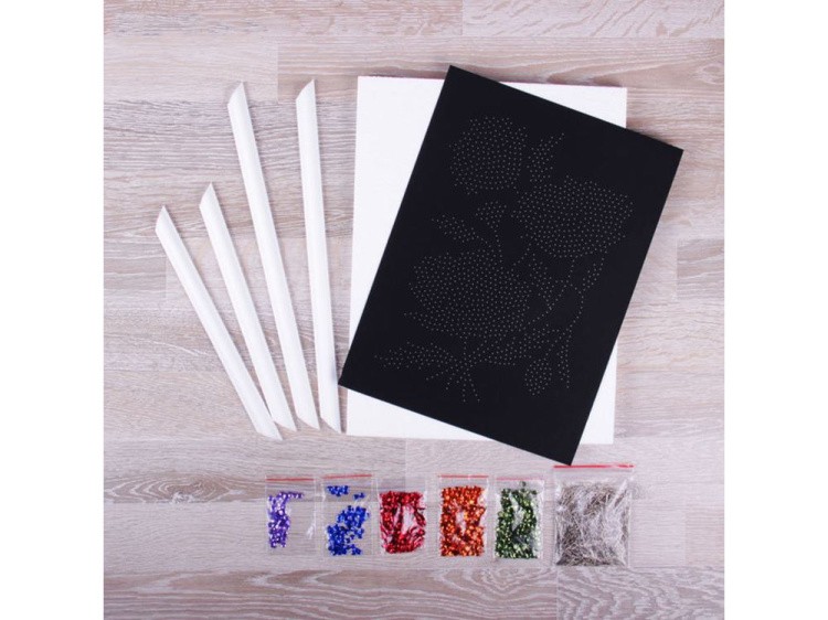 Мозаика из пайеток «Маки» — картинка 2