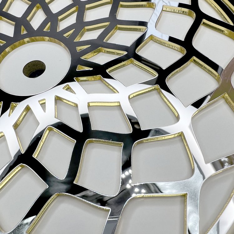 Зеркальная вставка Золото №1, 20 см, Epoxy Master — картинка 4