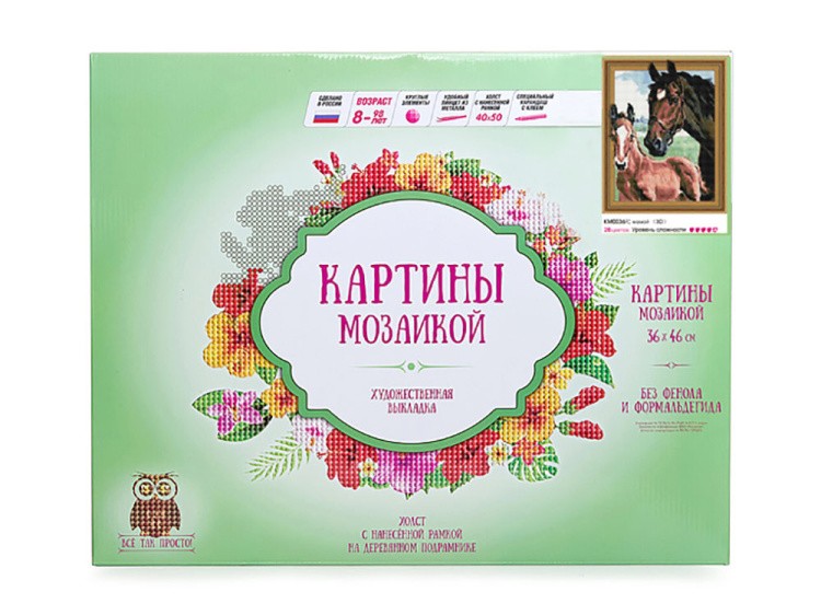 Алмазная вышивка 5D «С мамой» — картинка 2