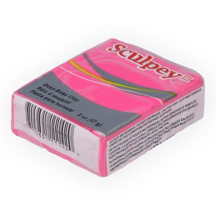 Полимерная глина Sculpey III, цвет: 1142 розовый леденец, 85 г — картинка 2