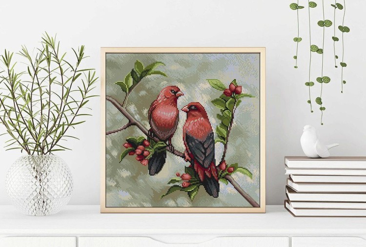 Алмазная вышивка «Весенние трели» — картинка 2