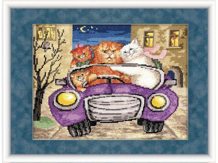 Набор для вышивания «Папа купил автомобиль» — картинка 2