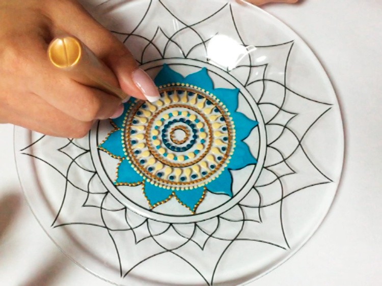 Набор для точечной росписи «Отражение солнца» — картинка 9