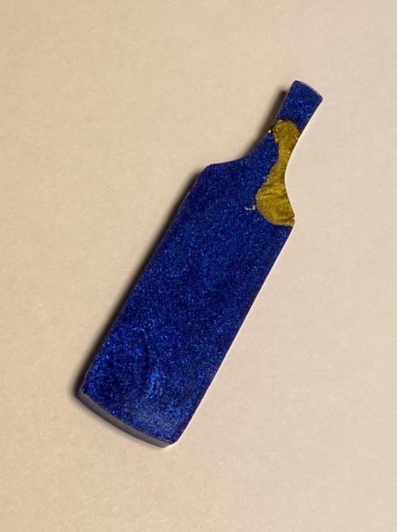 Молд №480 Брошь Бутылка (6,5 см), Art Blong — картинка 2