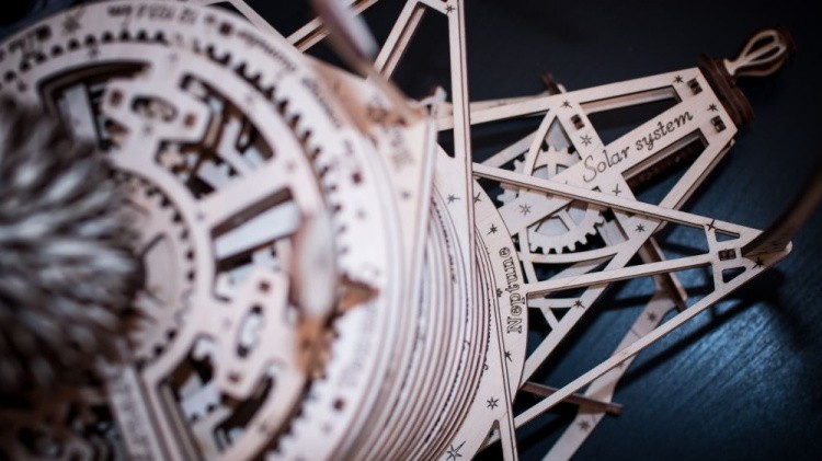 Конструктор из дерева «Планетарий (подвижная Солнечная система)», Eco Wood Art — картинка 4