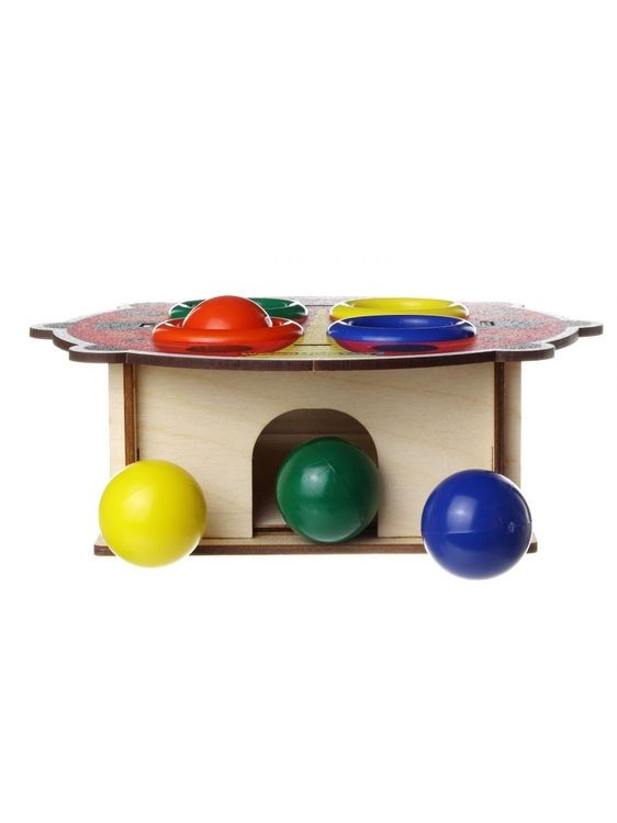 Стучалка цветная «Божья коровка», 4 отверстия — картинка 5