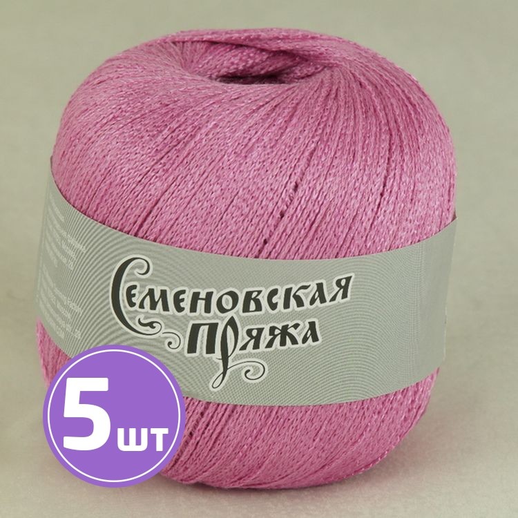 Пряжа Семеновская Mone (30092), розовый кварц_x1 5 шт. по 100 г