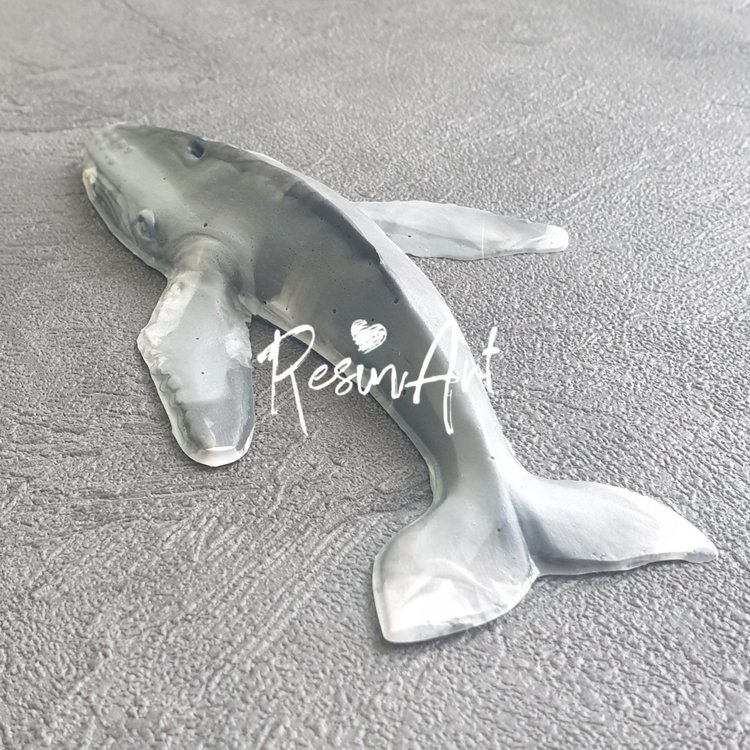 Кит 3D - Силиконовый молд, ResinArt — картинка 3