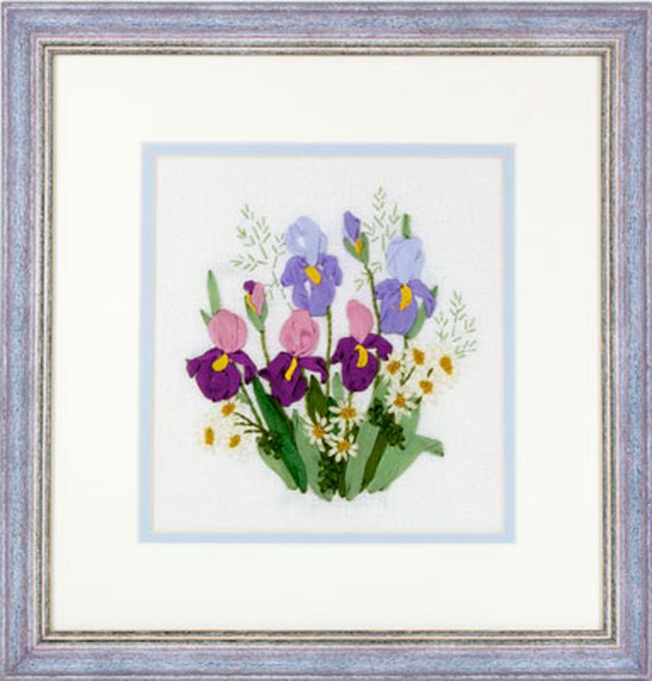 Вышивка лентами «Палитра весны» — картинка 2