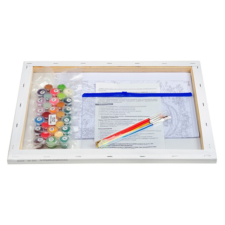 Картина по номерам «Букетик и смородина» — картинка 3