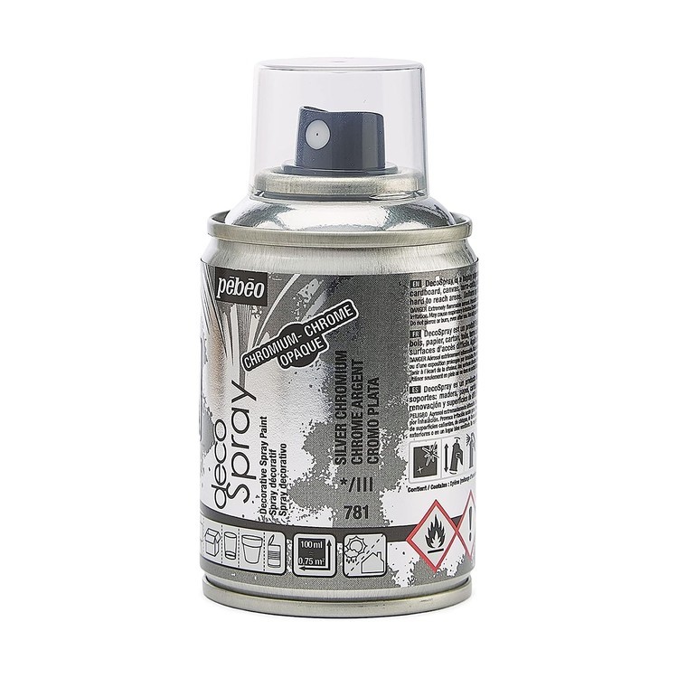 Краска decoSpray, 093781 Под серебро хром — картинка 3