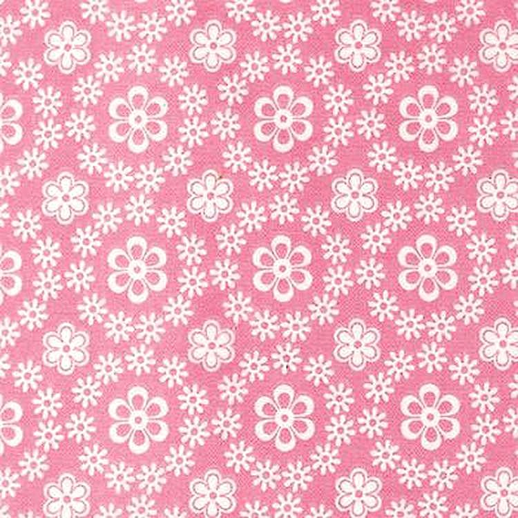 Ткань для пэчворка Cozy Cotton Flannel, 50х55 см, 170 г/м², 100% хлопок, цвет: PINK, принт, Peppy