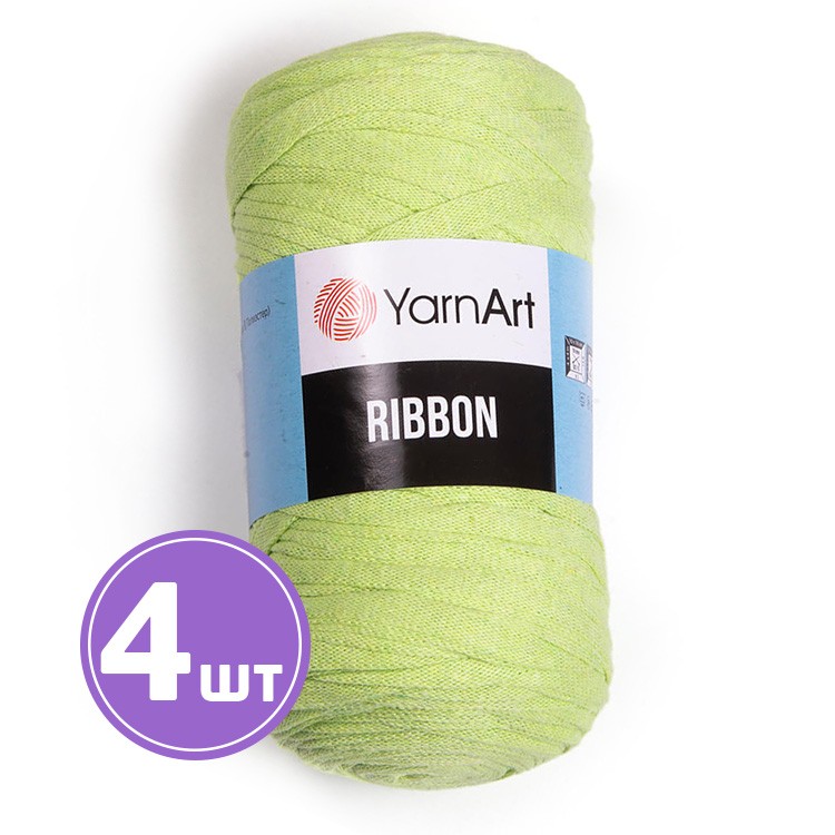 Пряжа YarnArt Ribbon (Риббон) (755), тропик, 4 шт. по 250 г