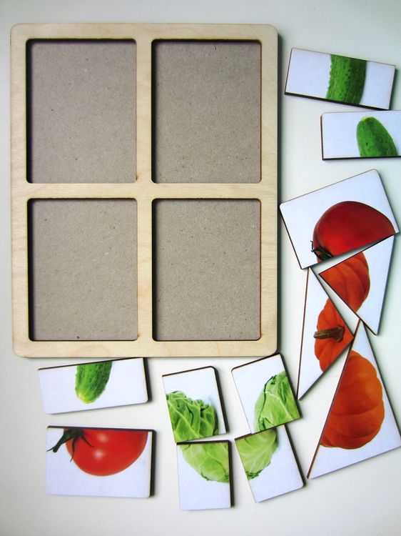 Разрезные картинки "Овощи-1» — картинка 2