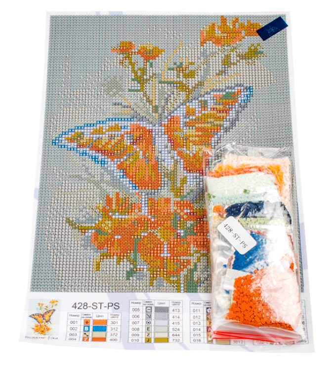 Алмазная вышивка «Бабочка» — картинка 2